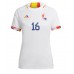 Belgia Thorgan Hazard #16 Koszulka Wyjazdowych Kobiety MŚ 2022 Krótki Rękaw